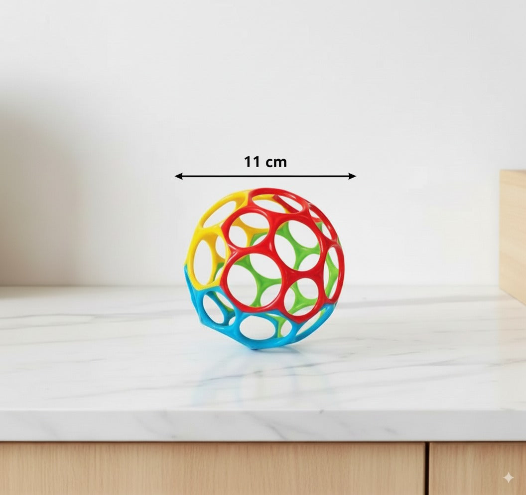 Bola de juguete para bebés, deformable y multicolor