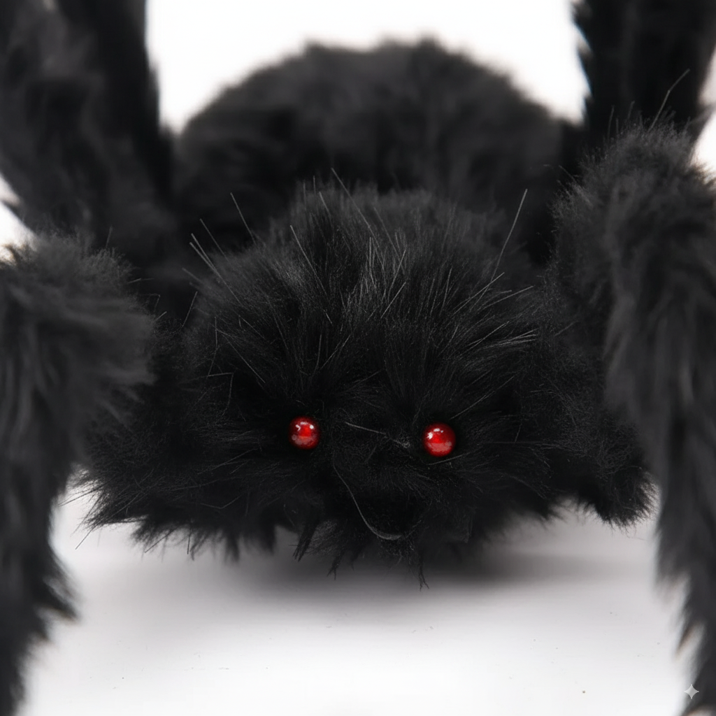 Araña gigante 50cm para decoración de Halloween