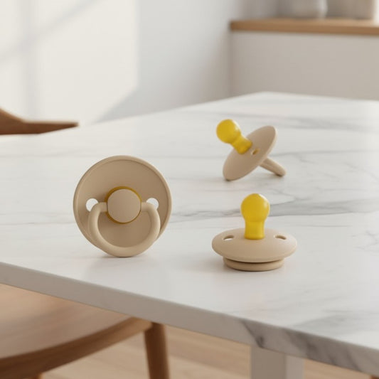 Chupete de silicona redondo