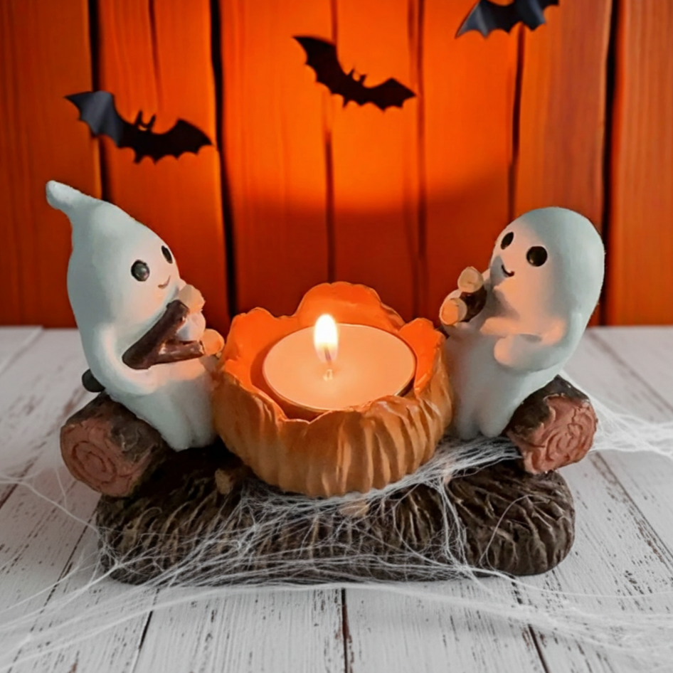 Portavelas de fantasmas para Halloween