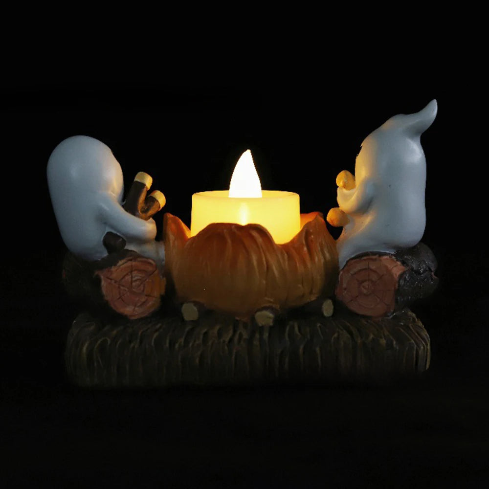 Portavelas de fantasmas para Halloween