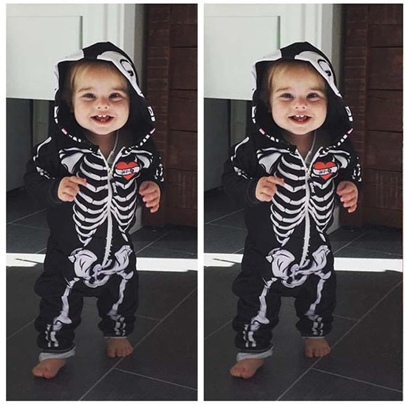 Disfraz de esqueleto para bebé halloween