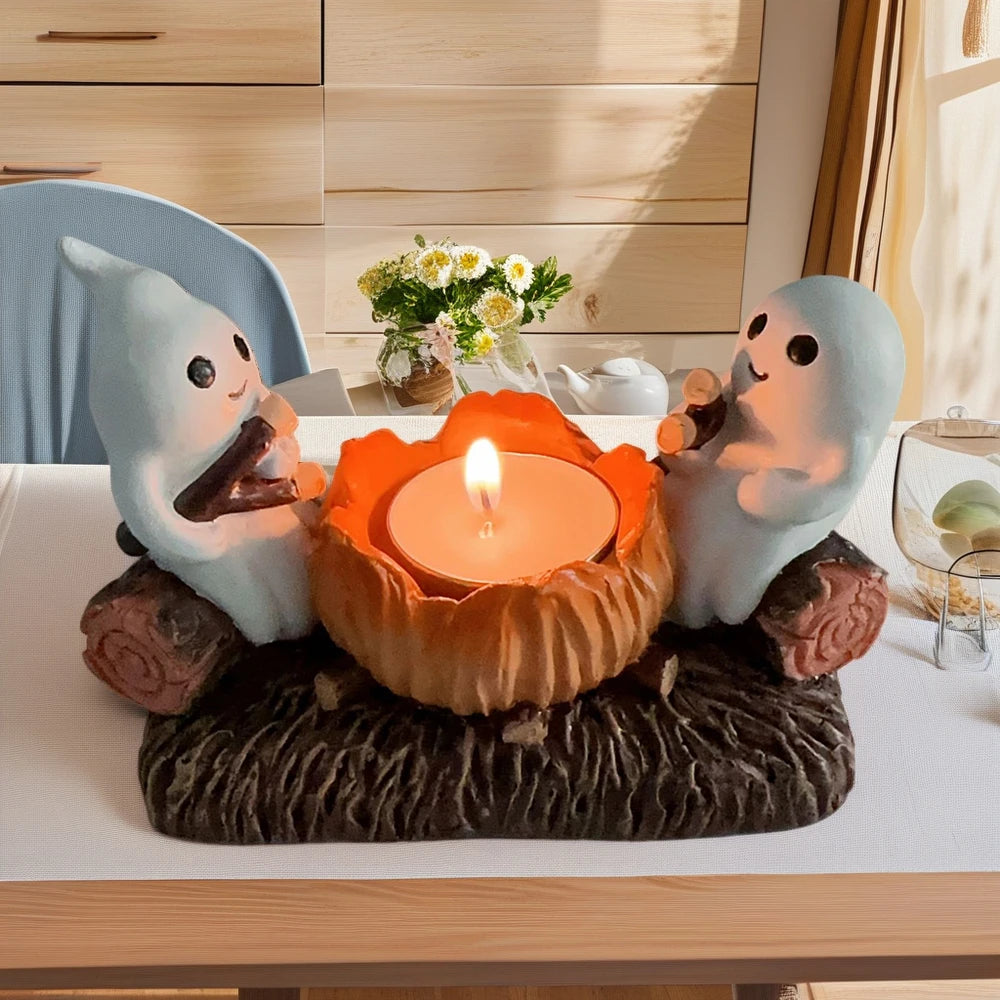 Portavelas de fantasmas para Halloween