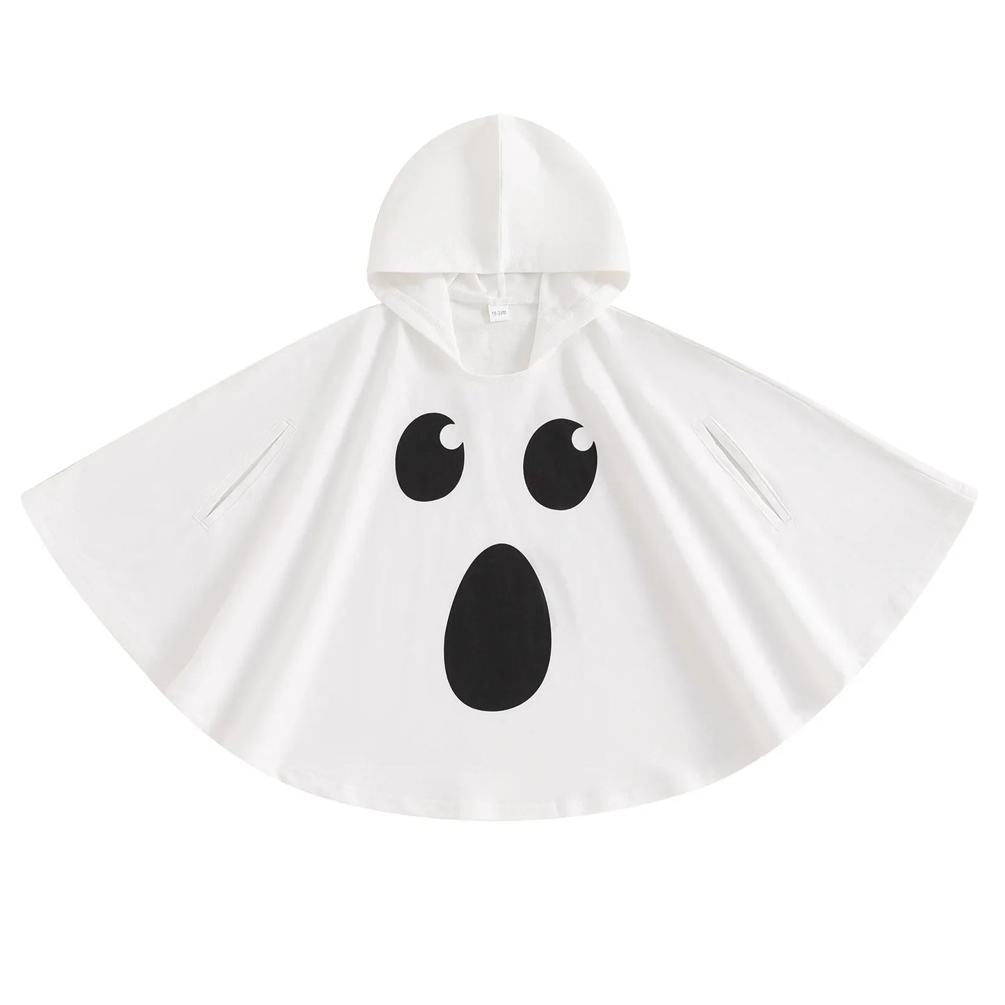 Disfraz de fantasma para bebés y niños 6M/4A con capucha para halloween