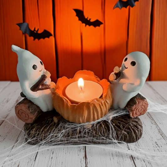 Portavelas de fantasmas para Halloween