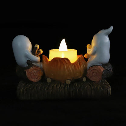 Portavelas de fantasmas para Halloween