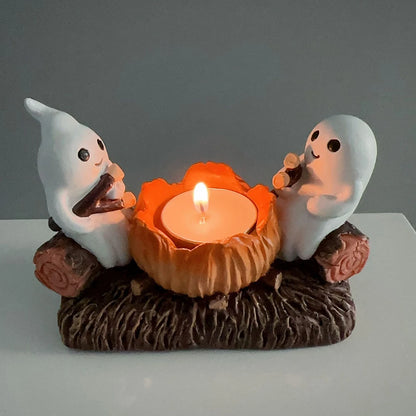 Portavelas de fantasmas para Halloween
